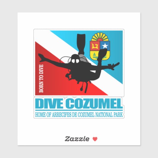 Dive Cozumel DF2 Sticker (Vel)