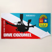 Dive Cozumel DF2 Strandlaken (Voorkant)