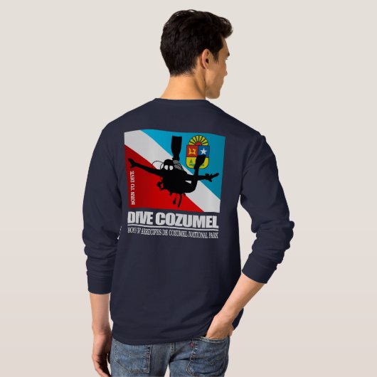 Dive Cozumel DF2 T-shirt (Achterkant volledig)