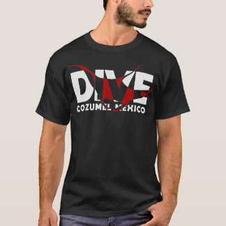 DIVE Cozumel Mexico SCUBA DIVERSE Manta Ray T-shirt