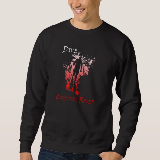 Dive Crystal River Florida Vacation Diving Trui (Voorkant)