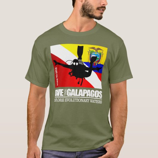 Dive de Galapagos DF2 T-shirt (Voorkant)