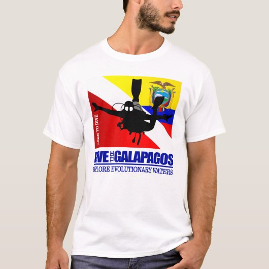 Dive de Galapagos DF2 T-shirt (Voorkant)