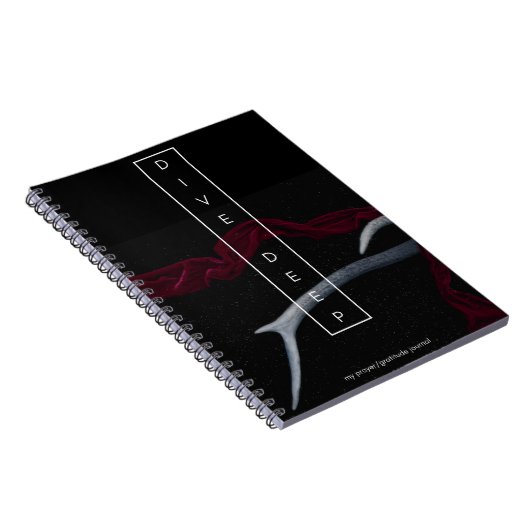 Dive Deep Prayer en Gratitude Journal Notitieboek (Rechterzijde)