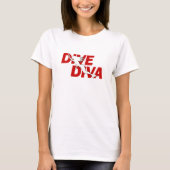Dive Diva T-shirt (Voorkant)