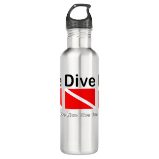DIVE DIVE DIVE VUURstalen waterfles Waterfles