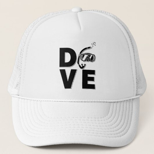 Dive Diving Apnoe Diver Freediving Freediving Trucker Pet (Voorkant)
