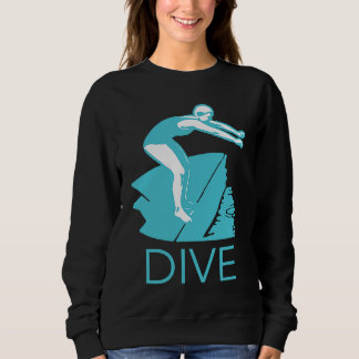 DIVE Encourage Inspire Motivate Boost Support Retr Trui