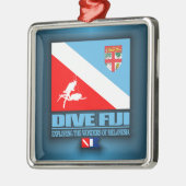 Dive Fiji Metalen Ornament (Links)