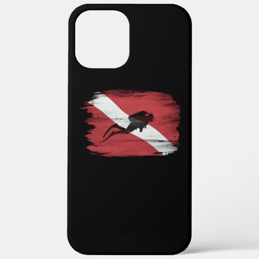 Dive Flag brush stroke Case-Mate iPhone Case (Achterkant)