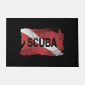 Dive Flag brush stroke Deurmat (Voorkant)