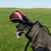 Dive Flag brush stroke Golfheadcover (Insitu)