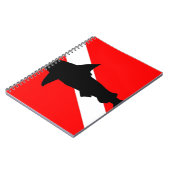 Dive Flag Hammerhead Shark II Notitieboek (Linkerzijde)