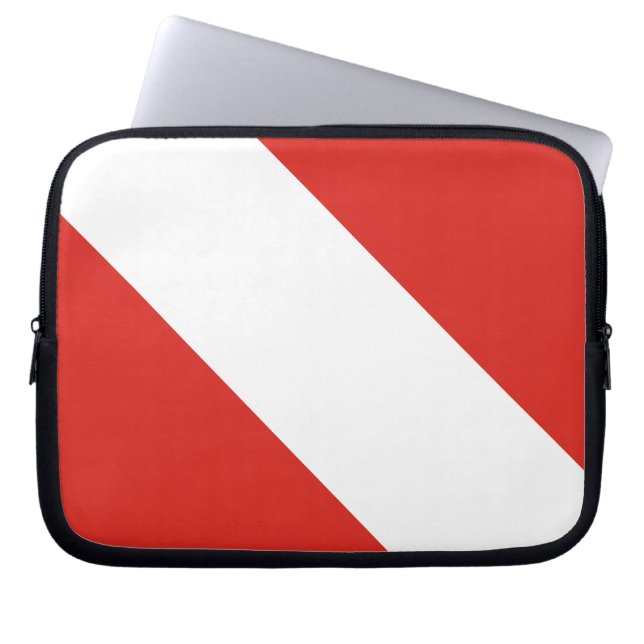 Dive Flag Laptop Sleeve (Voorkant)