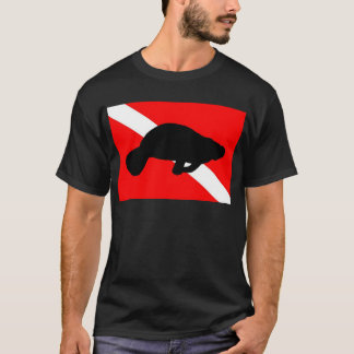 Dive Flag Manatee T-shirt