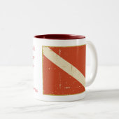 Dive Flag Mok (Voorkant rechts)