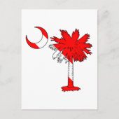 Dive Flag Palmetto Briefkaart (Voorkant)