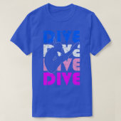 Dive Funny Springboard Diving Gift for High Diver T-shirt (Design voorkant)