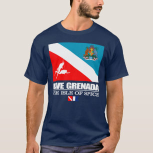 Dive Grenada (sq) T-shirt