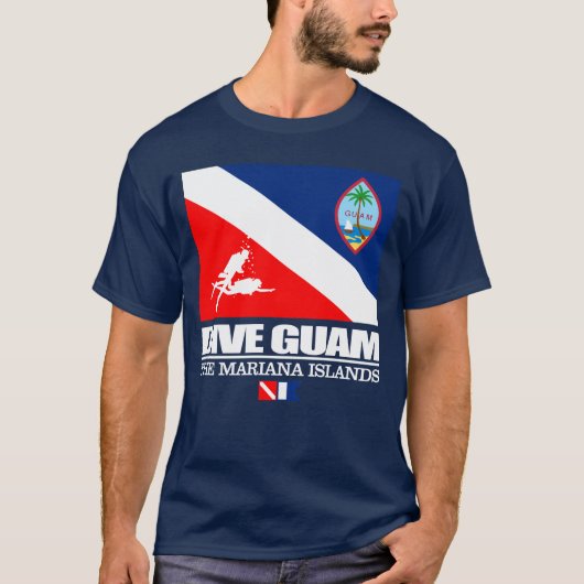 Dive Guam (sq) T-shirt (Voorkant)