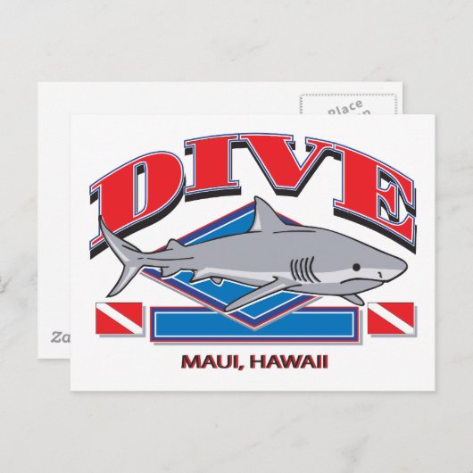 Dive Hawaii Briefkaart (Voorkant / Achterkant)