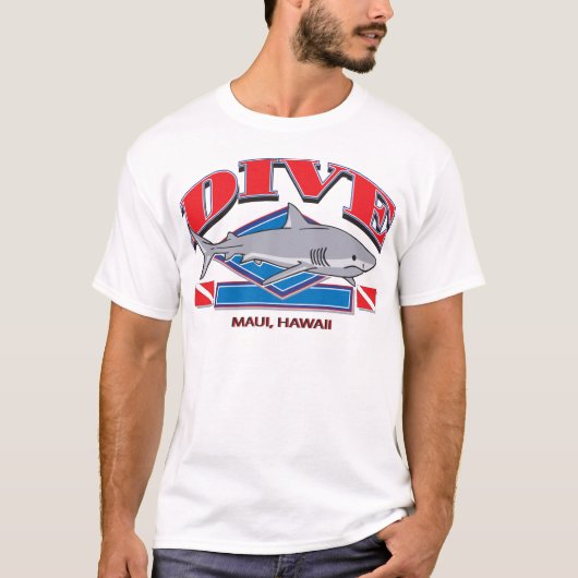 Dive Hawaii T-shirt (Voorkant)