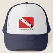 Dive Hawaiian Islands Trucker Pet (Voorkant)