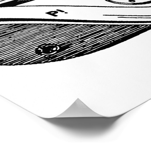 Dive Helmet Illustratie Poster (Hoek)