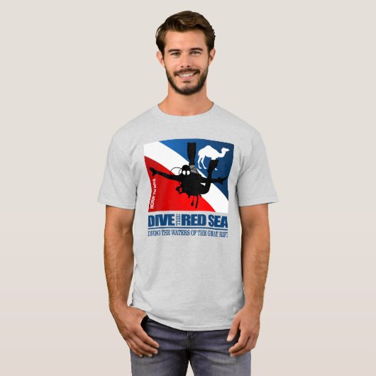 Dive het Rode Zee DF2 T-shirt (Voorkant volledig)
