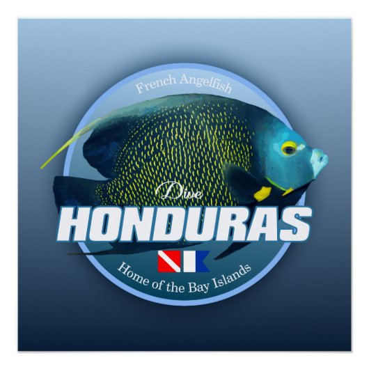 Dive Honduras (DD2) Perfect Poster (Voorkant)