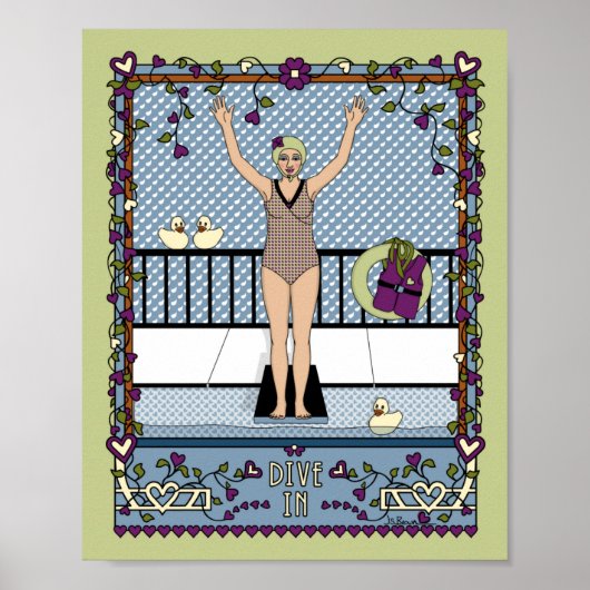 Dive In_A_8x10 Poster (Voorkant)
