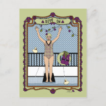 Dive In_A_ Briefkaart