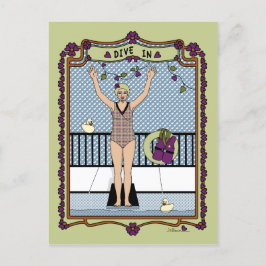 Dive In_A_ Briefkaart