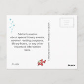 Dive in a Good Book Briefkaart (Achterkant)