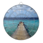 Dive in Blue Dartbord (Voorkant)