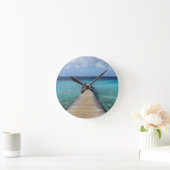Dive in Blue Wall Clock Ronde Klok (Huis)