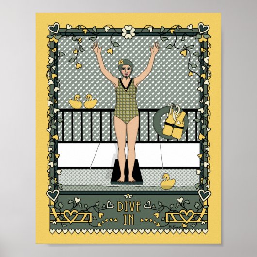 Dive In_C_8x10 Poster (Voorkant)