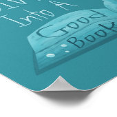 Dive in een Good Book Poster (Hoek)