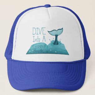 Dive in een Good Book Trucker Pet