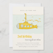 Dive in onderzeese onderzeese geel elke dag van de kaart (Voorkant)