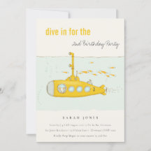 Dive in onderzeese onderzeese geel elke dag van de