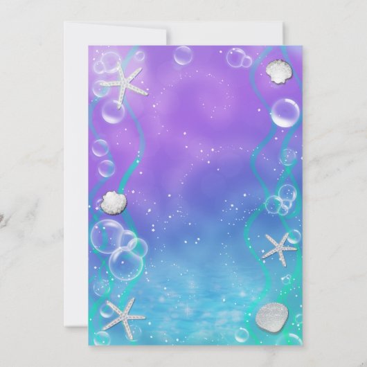 Dive in Spring Break under the Zee Beach Party Kaart (Achterkant)