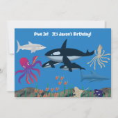 Dive In, We'll have a FIN-tastic time Kaart (Voorkant)