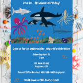 Dive In, We'll have a FIN-tastic time Kaart