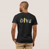Dive in White T-shirt (Achterkant volledig)