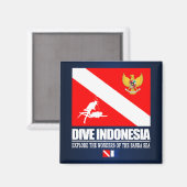 Dive Indonesia Magneet (Voorkant / Achterkant)