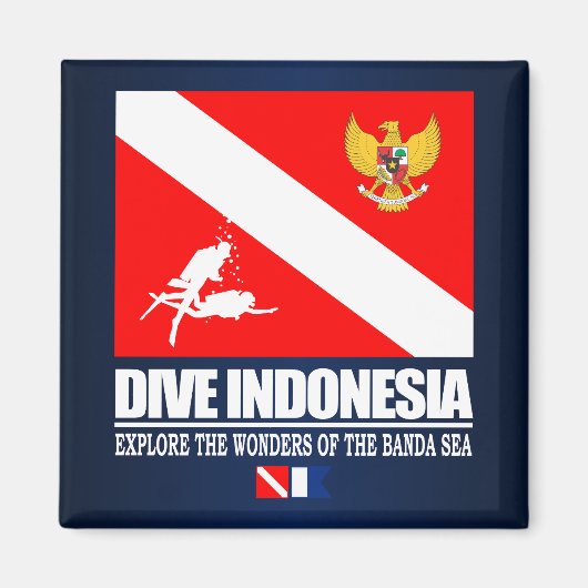 Dive Indonesia Magneet (Voorkant)