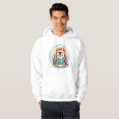 Dive Into A Good Story Penguin Sweatshirt Hoodie (Voorkant volledig)