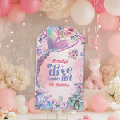 Dive into Five Flower Glitter Mermaid Tail  Cadeaulabel