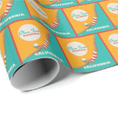 Dive Into Sunshine | California Cadeaupapier (Rol Hoek)